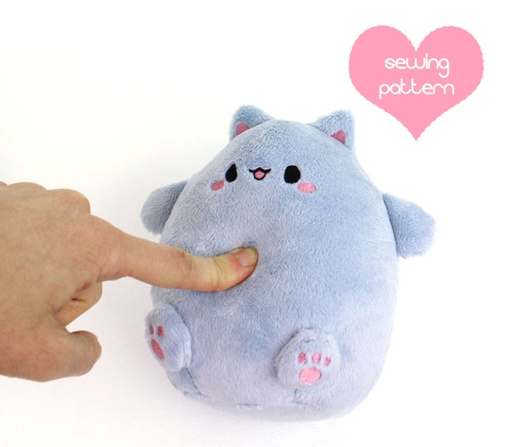 Cute Kitty Plush Toy Animal Sewing Pattern