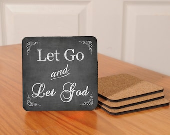 Let Go and Let God - set of 4