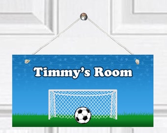 Personalized Child's Door Sign - Soccer theme