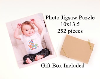 Personalized Photo Jigsaw Puzzle - Custom Family Gift (252 Piece)