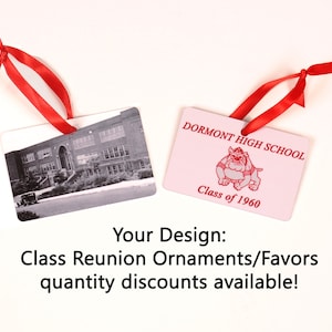 Class Reunion Favors, Class Reunion Ornaments - Quantity Discounts Available