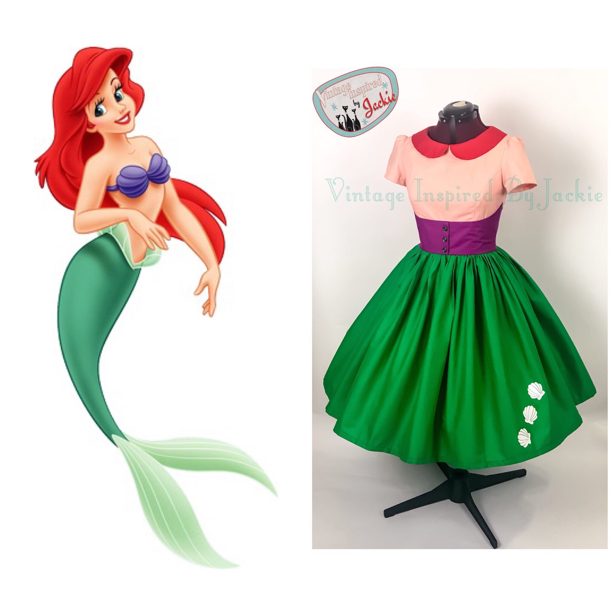 Inspired Ariel dress best photo Inspired Ariel dress exclusive photo