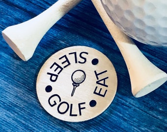 Ball marker, custom golf marker, golf ball marker, custom ball marker, gift for golfer, gift for dad, gift for parent, golfer gift,