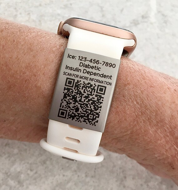 Medical Alert Id Bracelet QR Code for Id Bracelet ICE Etsy
