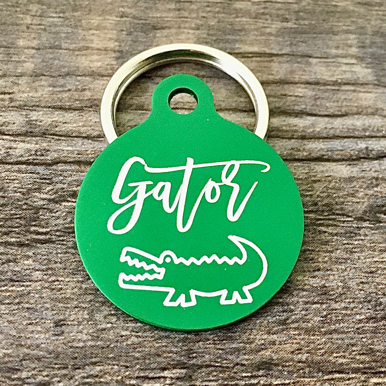 Engraved Pet Tags Pet Id Tags Dog Tags for Dogs Gator Pet Etsy