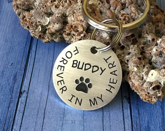 QMVMV - Portachiavi commemorativo per animali domestici, per la perdita di animali domestici, per la famiglia, il gatto, la famiglia, il regalo per gli amanti del cane, del gatto e del cane