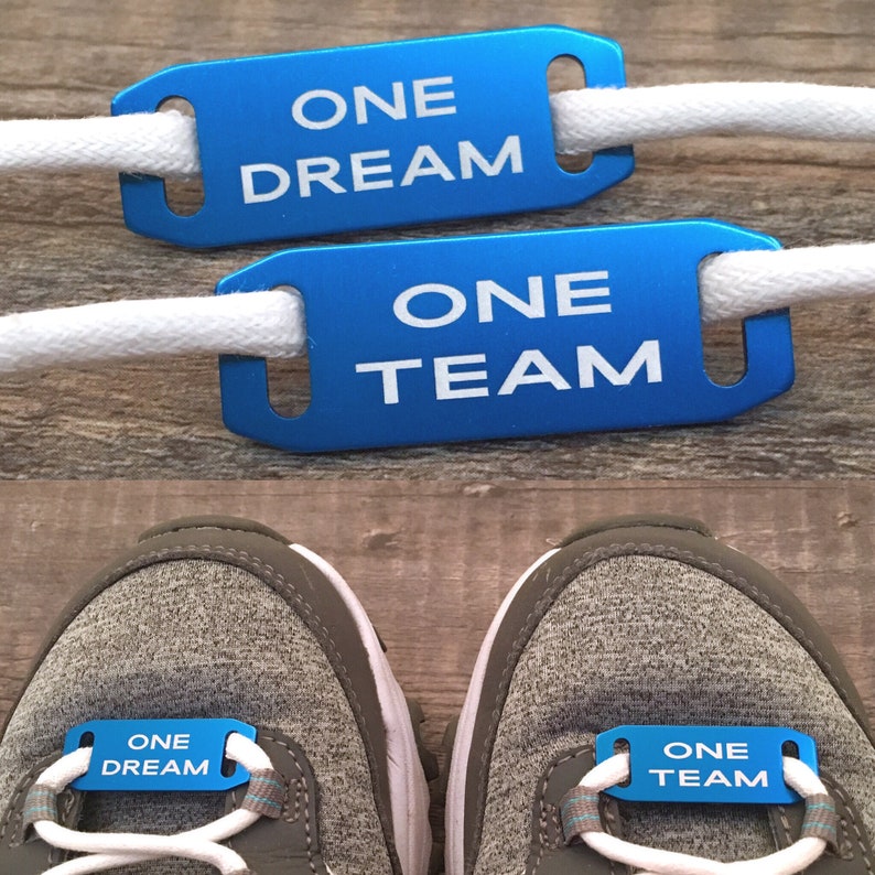 Shoe Tags Shoelace Tags Shoe Charms Team Gift Motivational Etsy