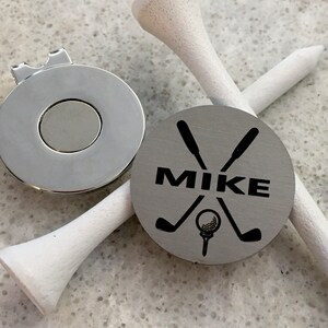 golf ball marker, magnetic hat clip, gift for dad, custom ball marker, golfer, golf gift, personalized marker,