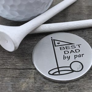 Golf ball marker, golfer gift, personalized ball marker, custom ball marker, two toned, magnetic marker