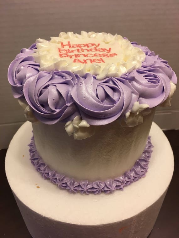 Rosette fake cake. Fake cake personslized.Rosette and smoothie fake cake. Any colors . Il_570xn