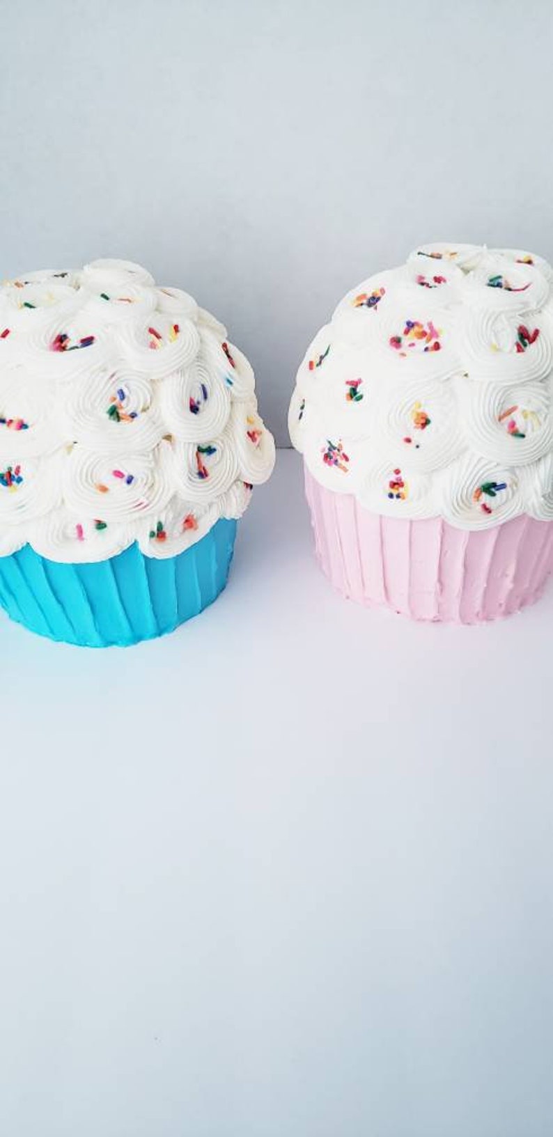 Sprinkles Giant Fake Cupcakes. Big Cupcakes. Jumbo Sprinkles Etsy