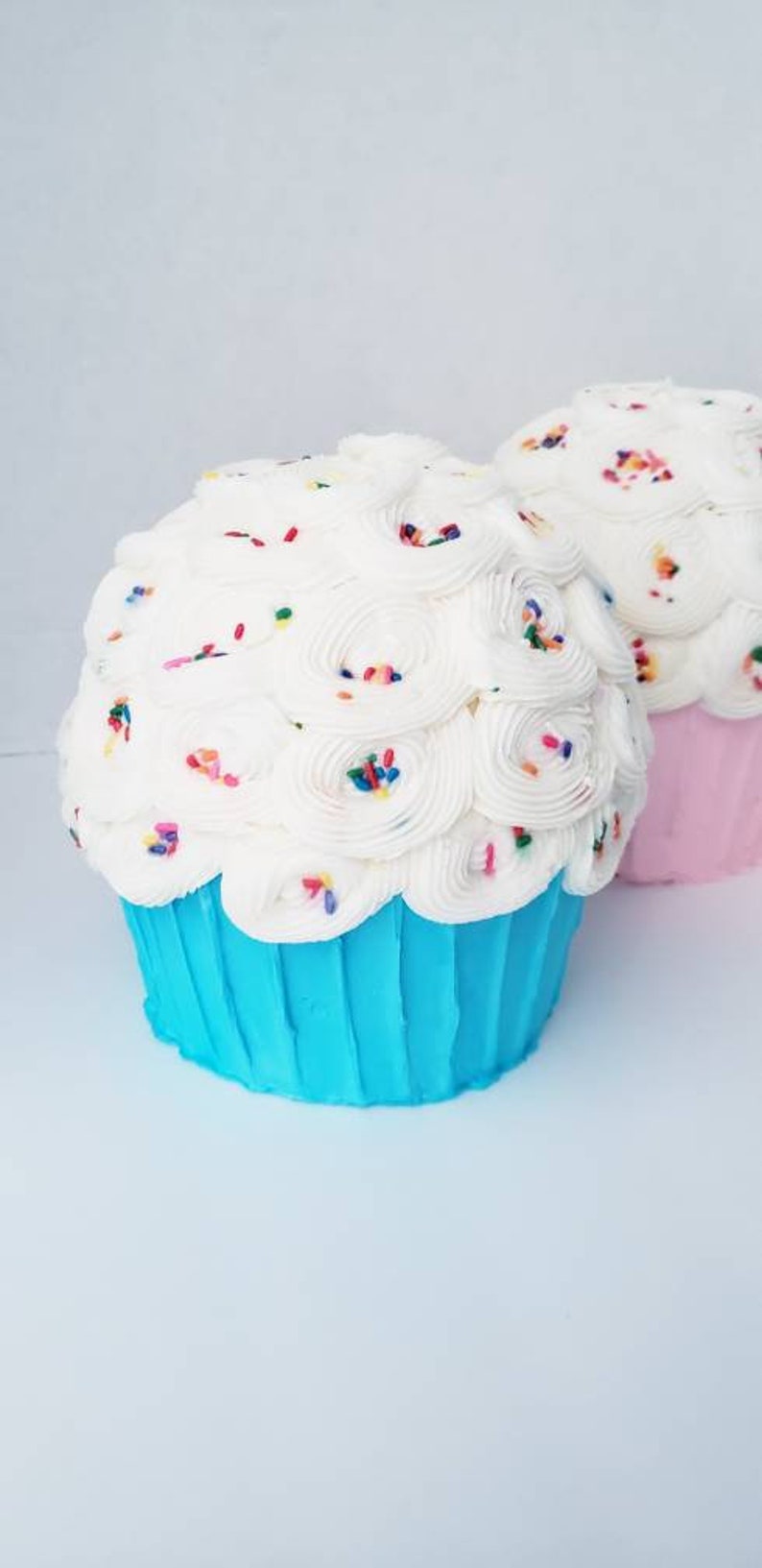 Sprinkles Giant Fake Cupcakes. Big Cupcakes. Jumbo Sprinkles Etsy