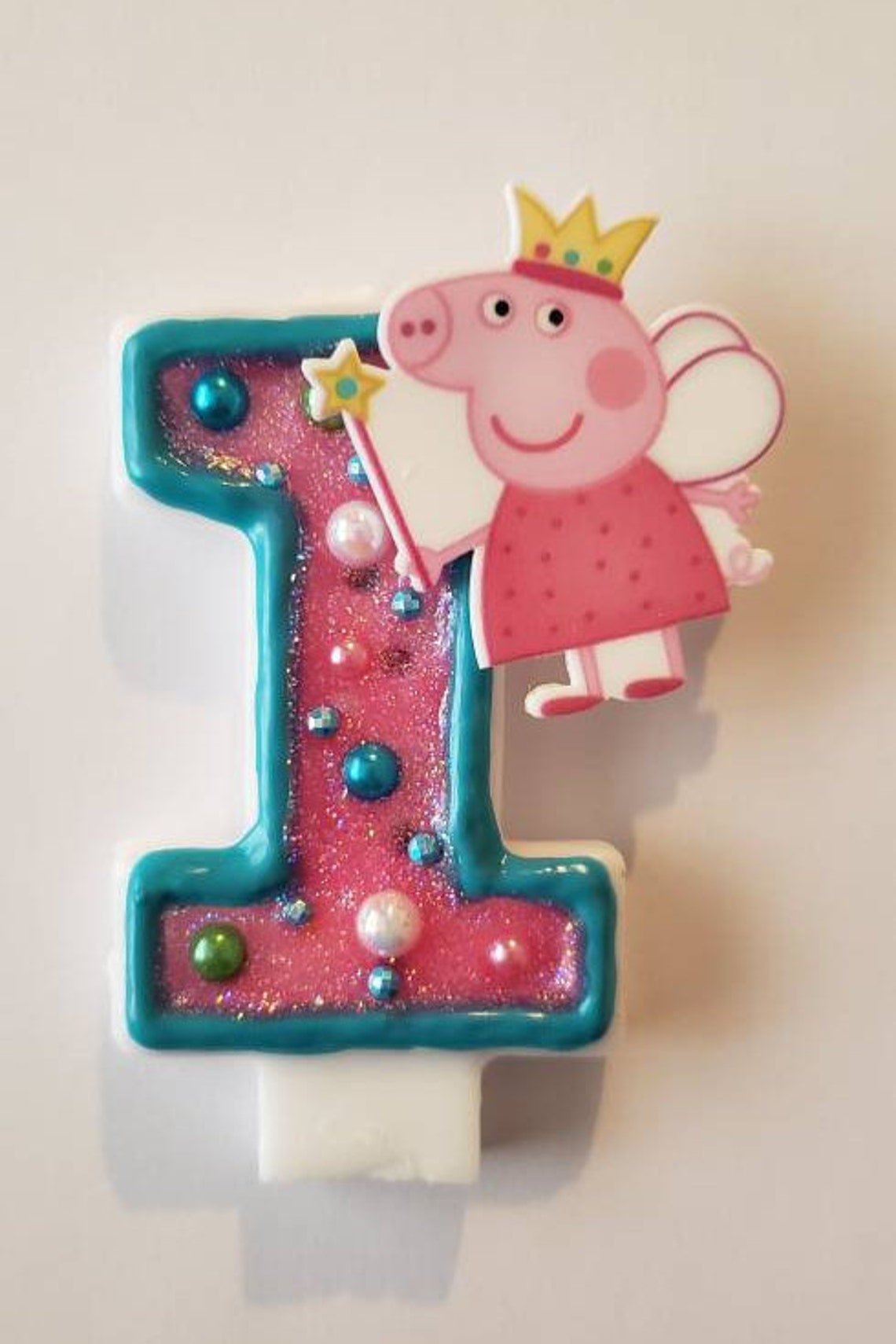 Peppa Pig Birthday Candles. Pig Candles. Pig Party.any Number Etsy