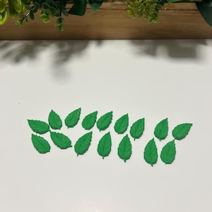Fondant Leaves, Edible Fondant Leaves. Mini Fondant -Gumpaste Leaves.