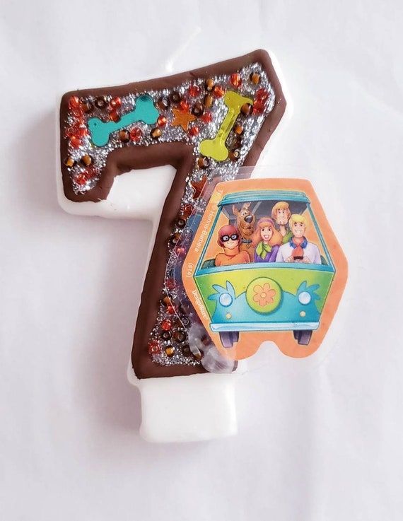 Scooby-Doo birthday candles. Dogs birthday. Boy birthday. Girl Scooby doo. Paw birthday. Il_570xn