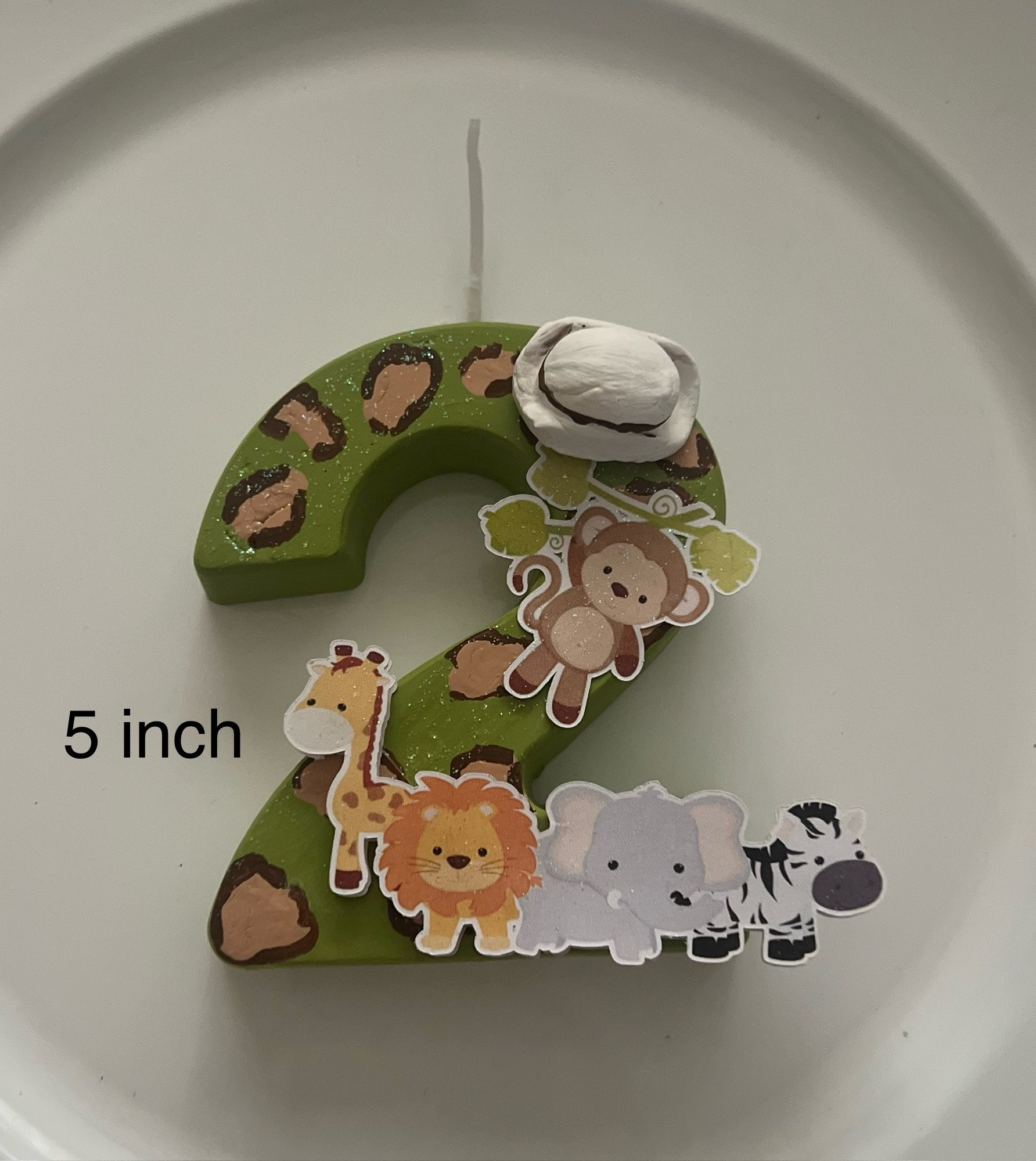 Velas Originales Fiesta 5 Velas De Cumpleaños Con Forma De Oso - Decoración Original Para Tartas Infantiles Vela 1 Año Bebe