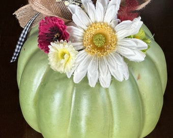 Faux Pumpkin Centerpiece