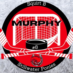 DIGITAL FILE Hockey Sign, Door Tag, Hockey Tournament Signs, Custom Hockey Door Signs, Door Hanger, Locker Tag, Hockey, Printable Signs Fast