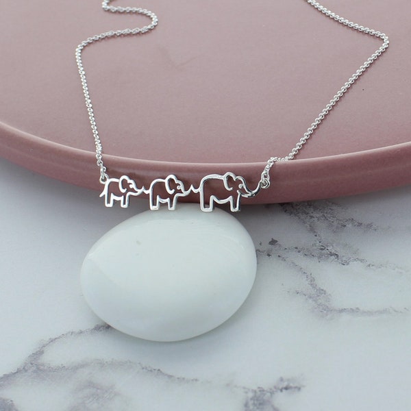 Elephant Necklace Etsy