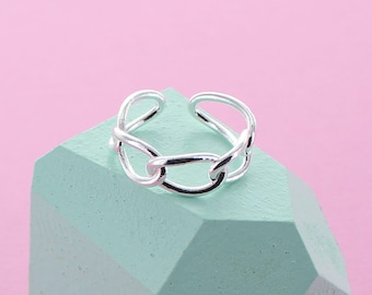 Big Link Adjustable Ring