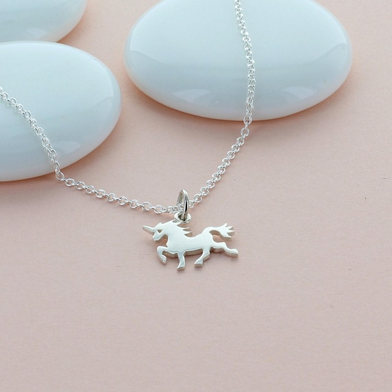 Unicorn necklace shop etsy
