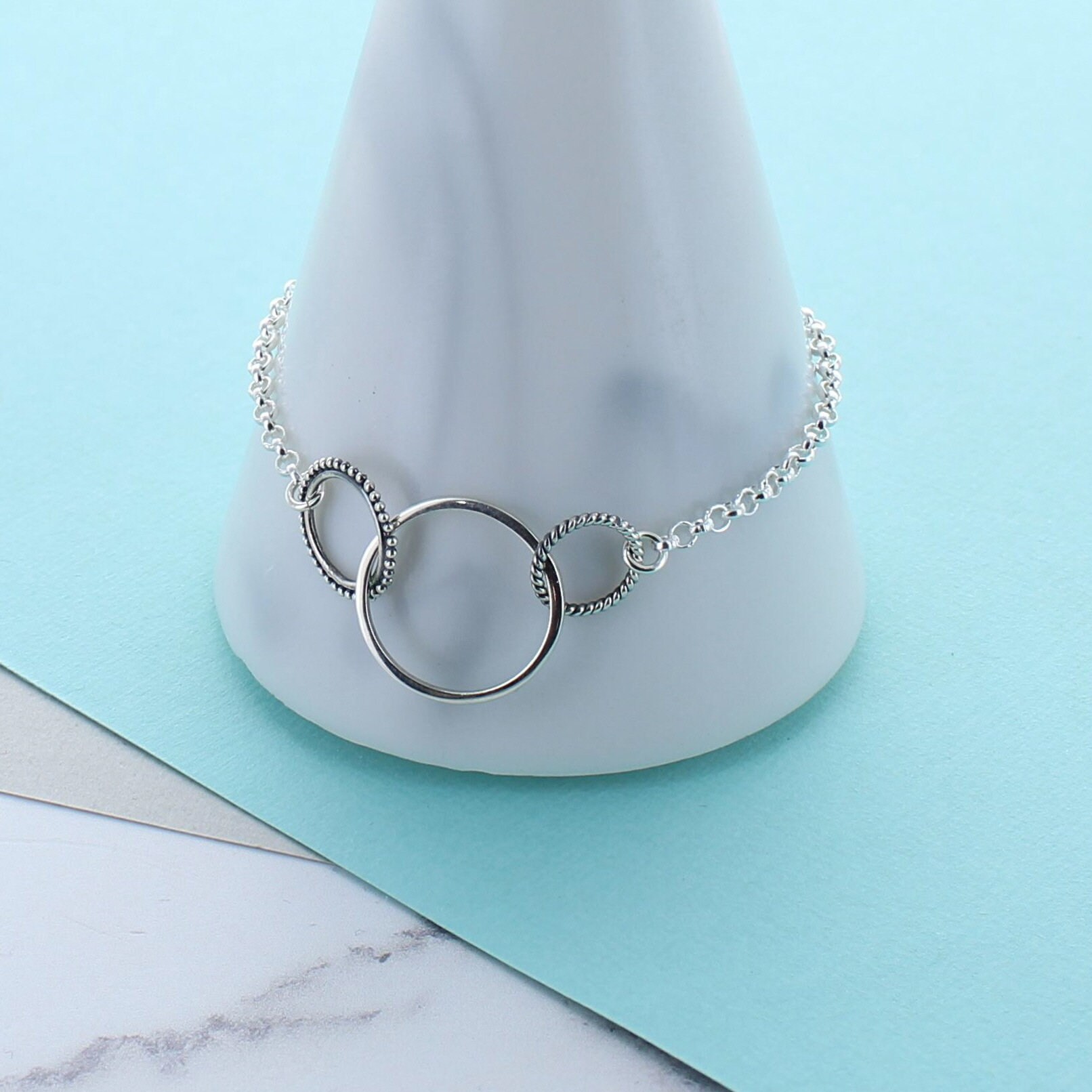 Triple 2024 link bracelet