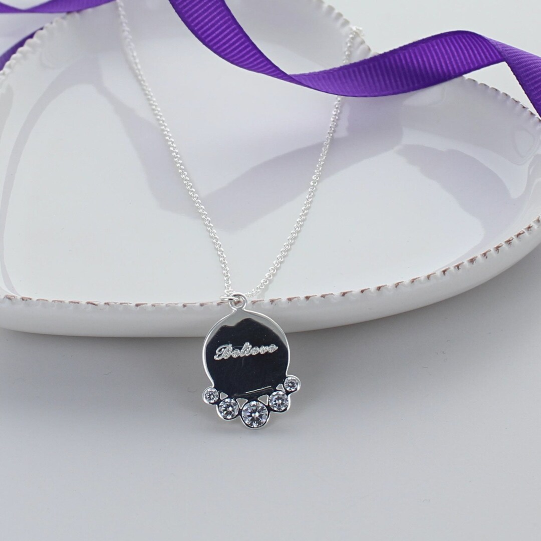Sentiment Sterling Silver Necklace - Etsy