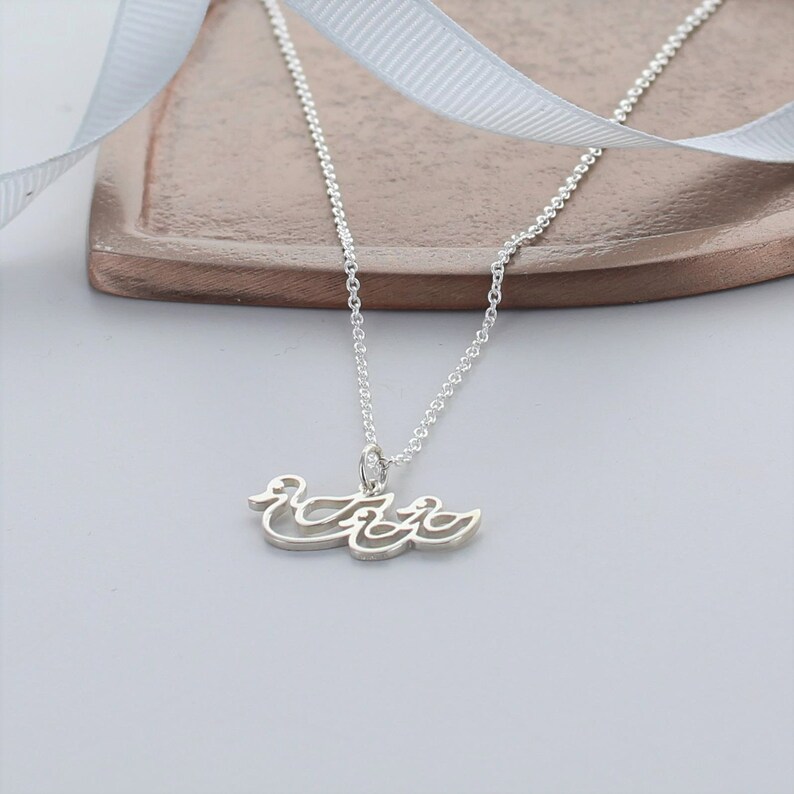 Mummy And Ducklings Necklace