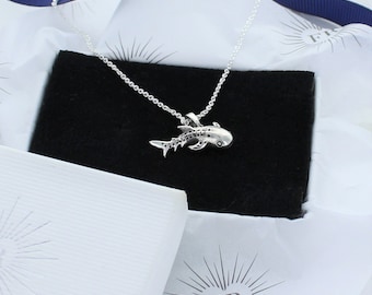 Catfish Charm Sterling Silver Necklace