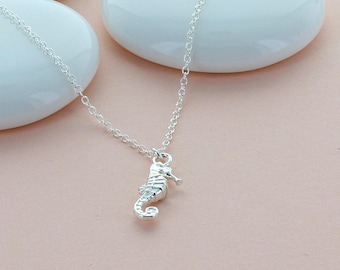 Little Sterling Silver Seahorse Necklace