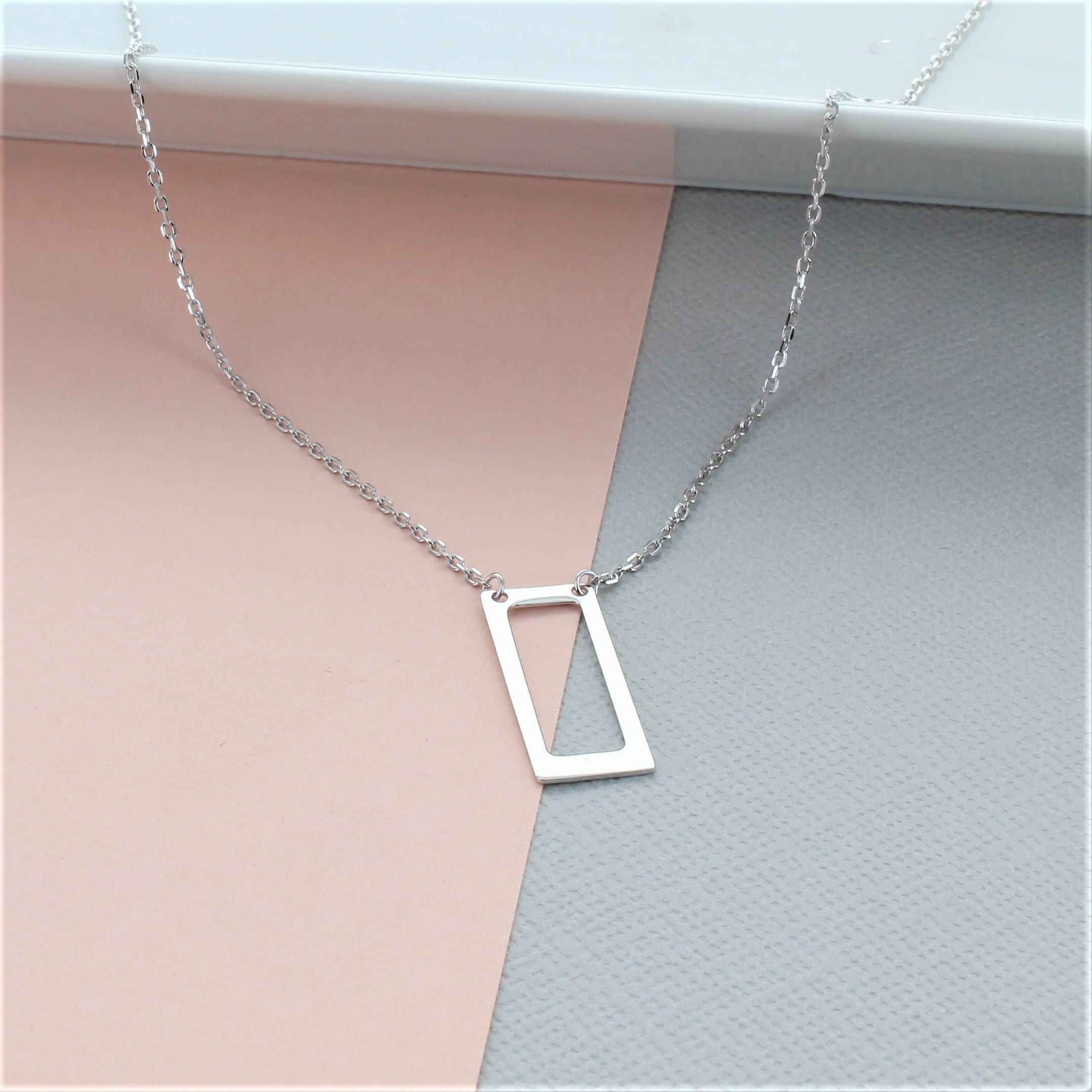 The 1975 rectangle necklace sale