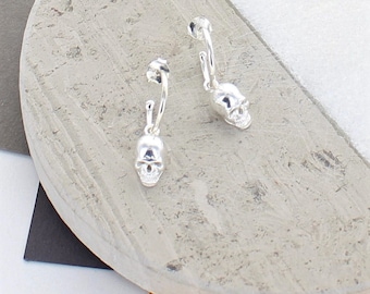 Boucles d’oreilles Skull Hoop