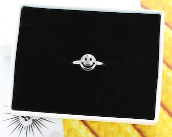 Anillo Ajustable Cara Sonriente