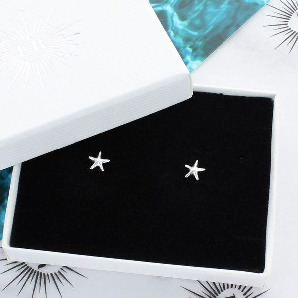 Petite Starfish Stud Earrings