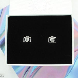 Camera Stud Earrings