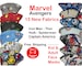 New Marvel Masks for Kids & Adults- Fitted w 2 Cotton Layers Adjustable Elastic Avengers Iron Man Hulk Captain America Black Panther Thor