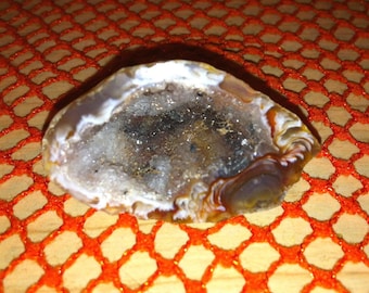 Quartz Crystal Cut Geode, 19.8 Grams, 42 x 24 x 32mm