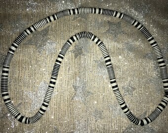 African 8 mm Vinyl Disc Long Necklaces  Ethnic Folk Tribal Statement Jewelry