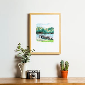 Schumaker Pond, Salisbury MD, Landscape Print