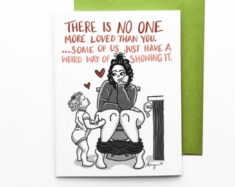 Funny Toddler Mom Valentine Card, Toddler Life, Mom Life Humor