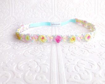 The Pastel Whispering Roses Headband
