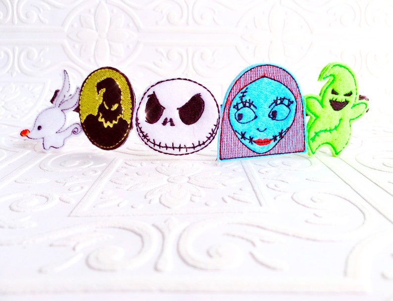 Sally and Oogie Boogie Feltie Headband Zero The Nightmare Before Christmas Jack