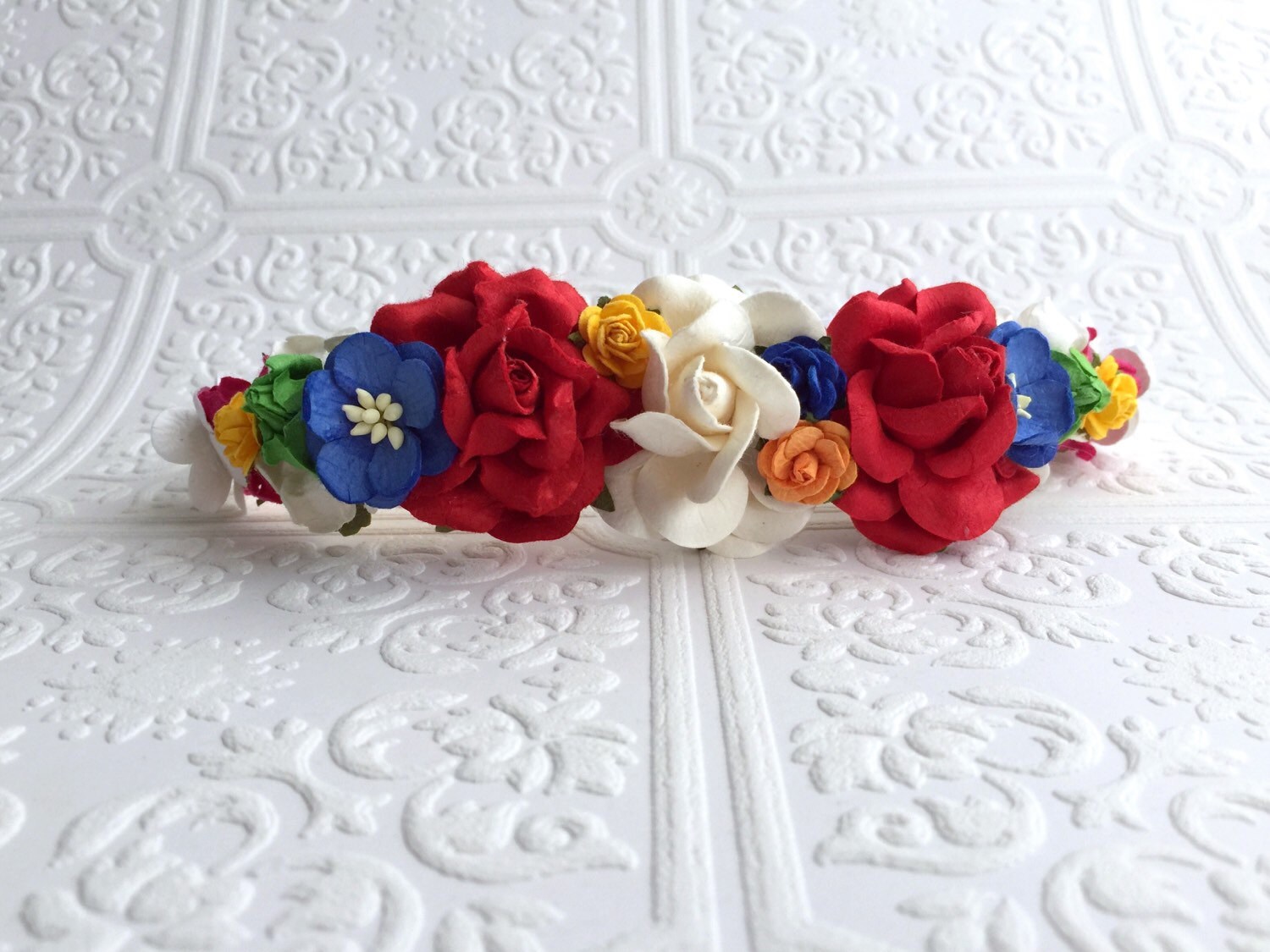 The Rainbow Goddess Floral Crown Etsy