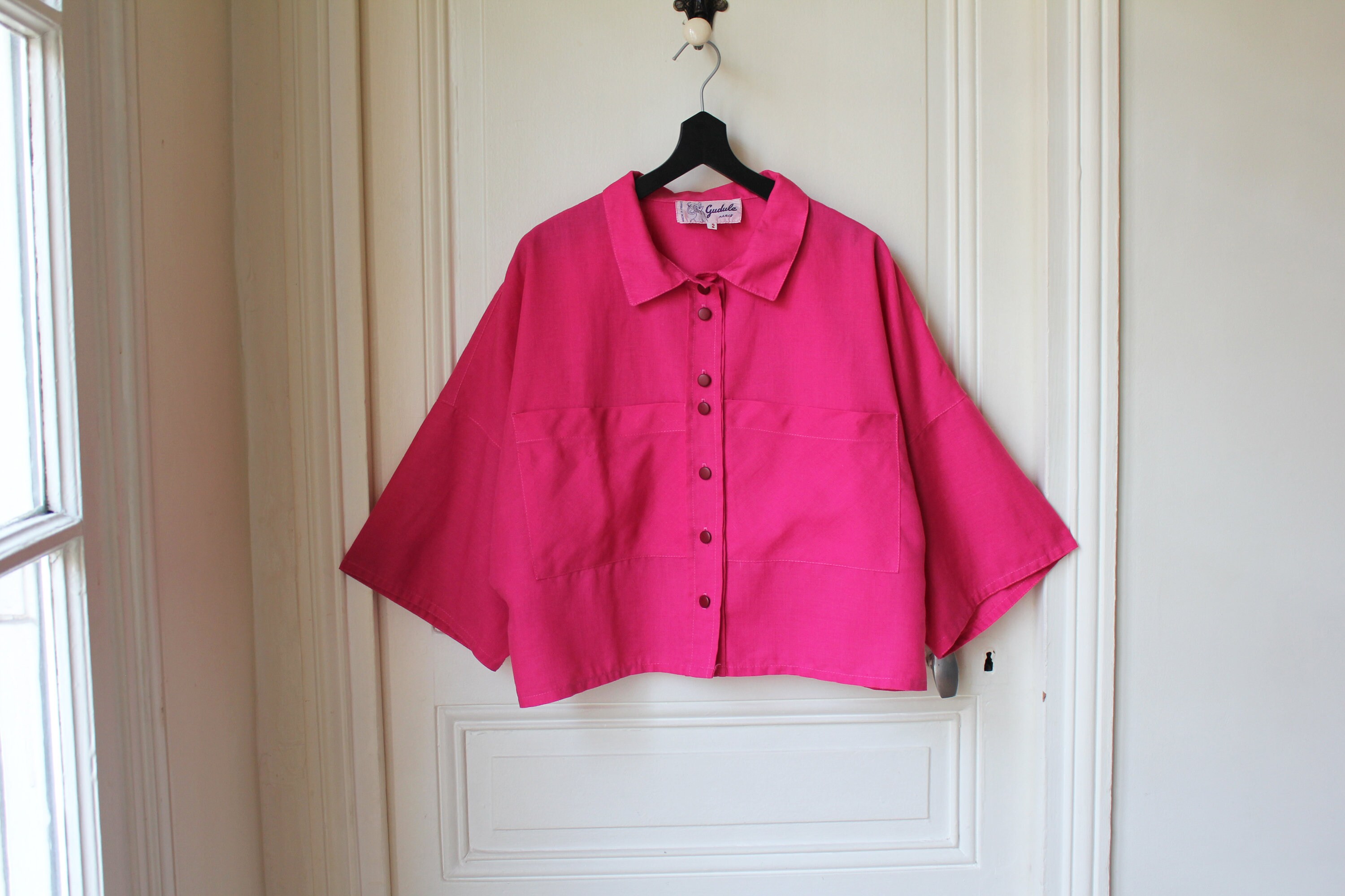 hot pink short jacket