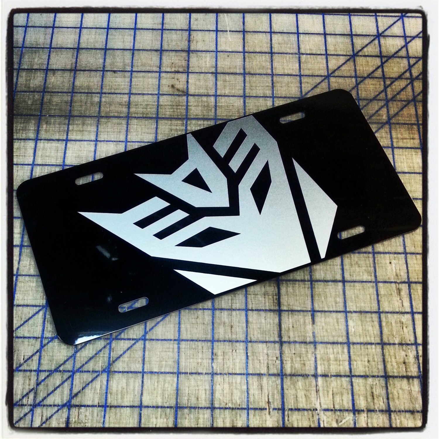 Transformers Decepticons Custom License Plate Etsy