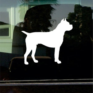 Boxer Hund Benutzerdefinierte Vinyl Aufkleber für Auto, Fenster, Laptop & mehr Hund Mama Papa Besitzer