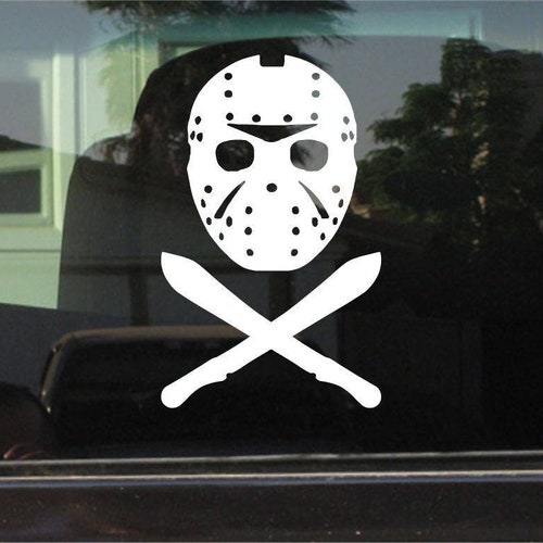 Jason Voorhees Decal Sticker Friday the 13th Decal for Car Etsy