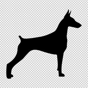 Doberman Custom Vinyl Sticker Decal Dog Lover Decor Gift image 2