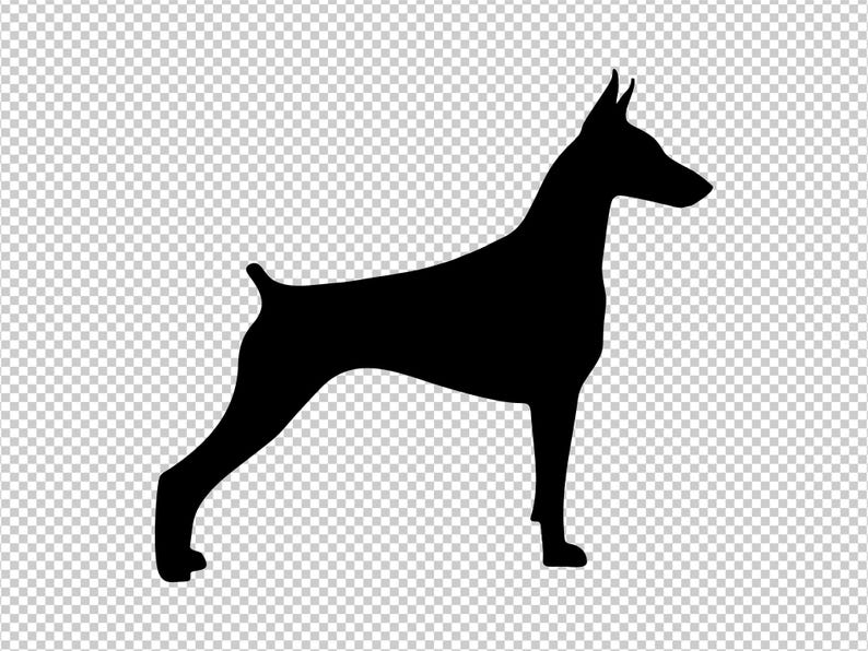 Doberman Custom Vinyl Sticker Decal Dog Lover Decor Gift image 2