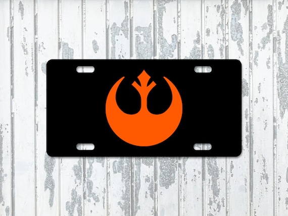 STAR WARS IMPERIAL REBELLION License Plate Frame - Chrome Plated Metal - Foto 3